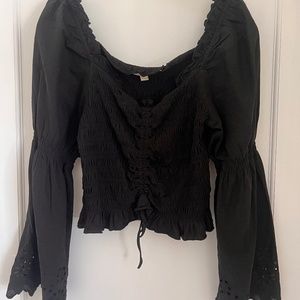 Bell sleeve top